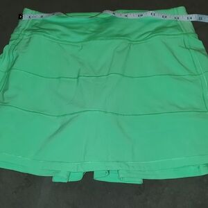 Lululemon Athletica Green Mini Skirt